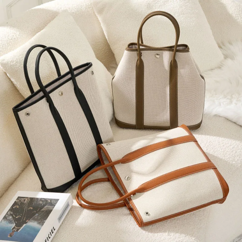 Simple Patchwork Textured Handbag for Women, Large Capacity Casual Commuter Shoulder Bag, Can Be Worn Cross-Body, Versatile Tote Bag for Daily Travel