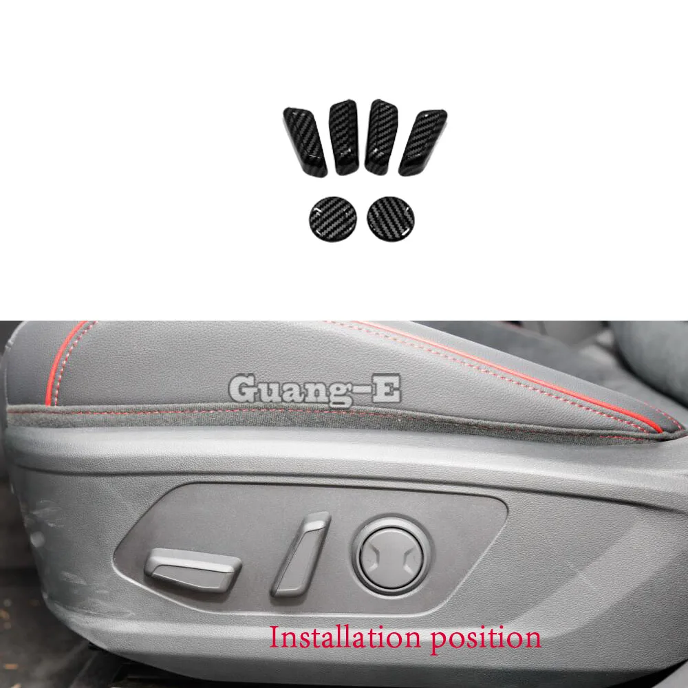 

Для Hyundai Tucson L 2021 2022 2023 2024 автомобильный детектор крышки кузова, ручка регулировки сиденья, кнопка переключения, накладка, аксессуары, детали, 6 шт.