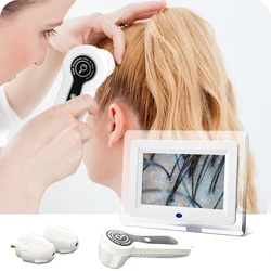 7 inch HD LCD Screen 50X/200X Skin Magnifier Professional Skin Analyzer Pore Microscope Skin Tester Hair Follicle Scalp Detector