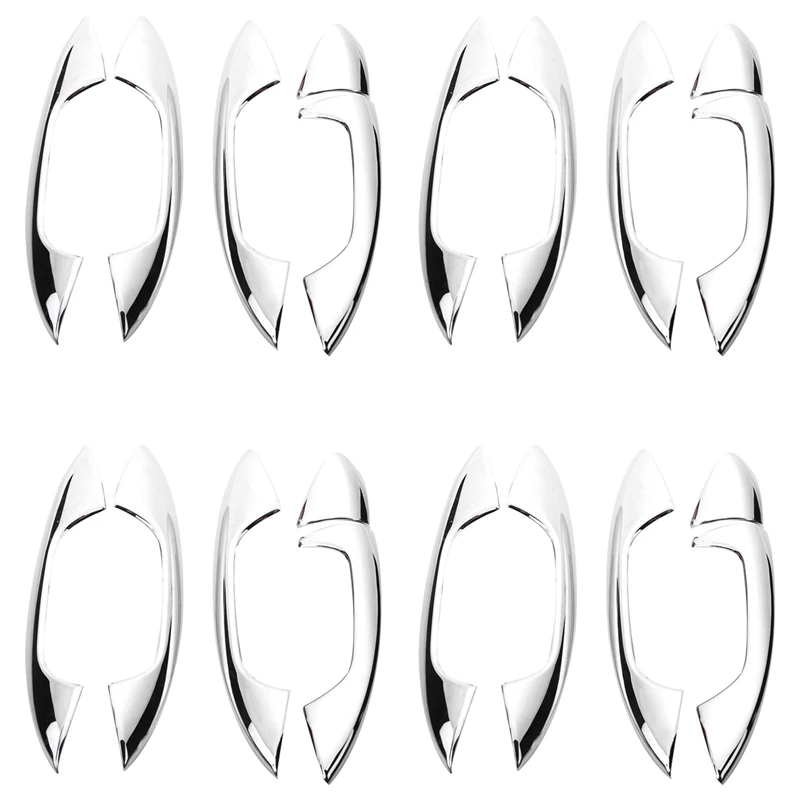 For Mercedes Benz W205 Cclass C200 C180 GLC260 2015 2016 Car Accessories Door Handle Trim ABS Sticker 20Pcs/Set For LHD