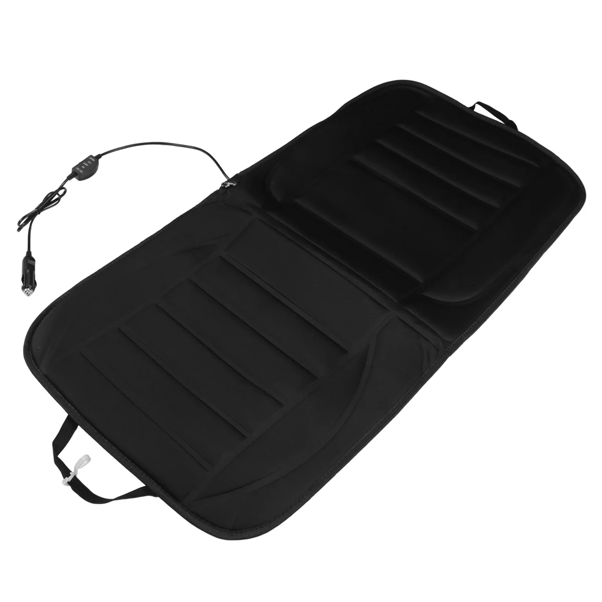 Heated Car Seat Cushion - Auto Seat Cover Warmer Auto Headed With Lumbar Support -Ice Cold Winter Weather Protector Heater Tempe