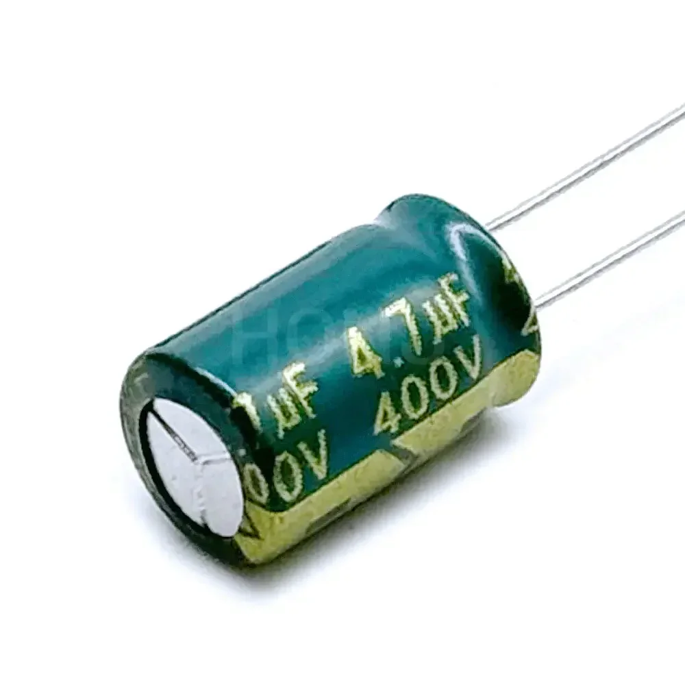 10-40PCS 400v 4.7UF high frequency low impedance 400V 4.7UF aluminum electrolytic capacitor size 8*12 20%