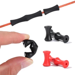 1 Set Hunting Archery Soft Silicone Shooting Hunting Protector  Bow String Finger Guard Target Recurve Bowstring Protector Gear