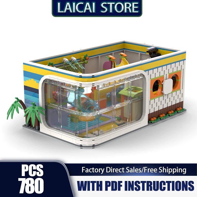 Modular City Building Model Moc Building Blocks Friendships Building Model Technology Bricks DIY Assembly Holiday Toy Set Gifts