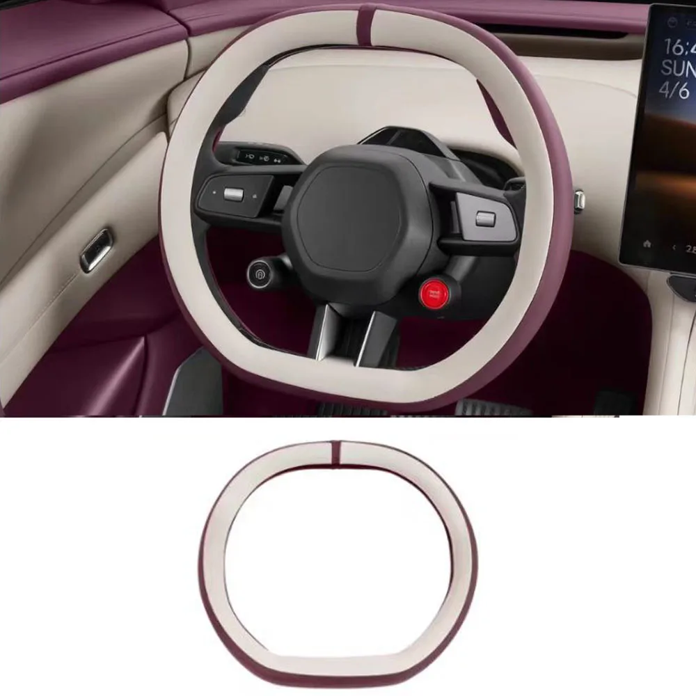 

Для Xiaomi YU7 2025 автомобильный чехол на руль, четырехсезонный универсальный ультратонкий дышащий чехол на руль, аксессуары для интерьера