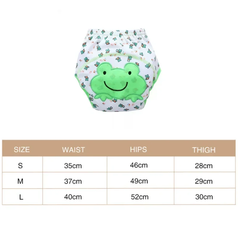 5pc/ Lot Baby Diapers Children Reusable Underwear Breathable Diapers Training Pants Can Tracked Suit  6-16kg