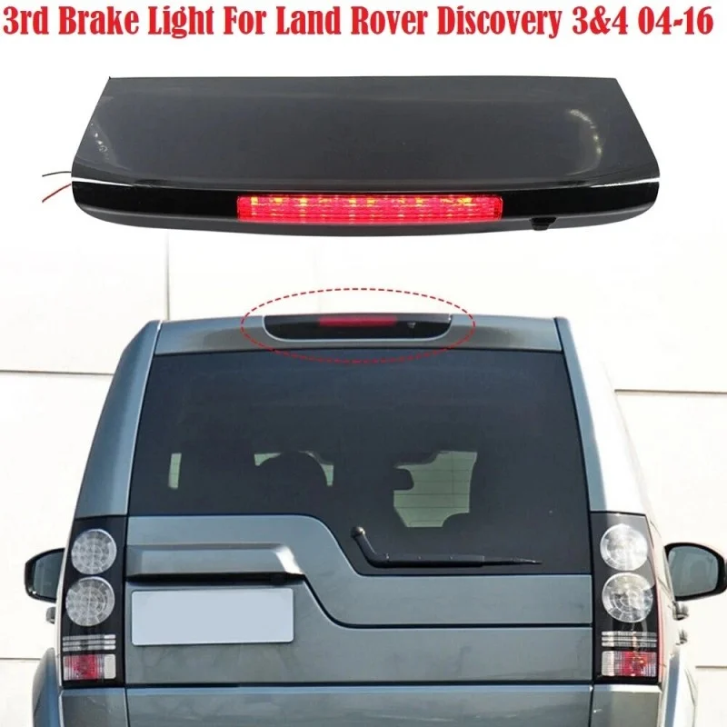 

Red LED 3rd Brake Light For Land Rover Discovery 3 4 High Level Mounted Brake Stop Light Lamp Replacement LR029623