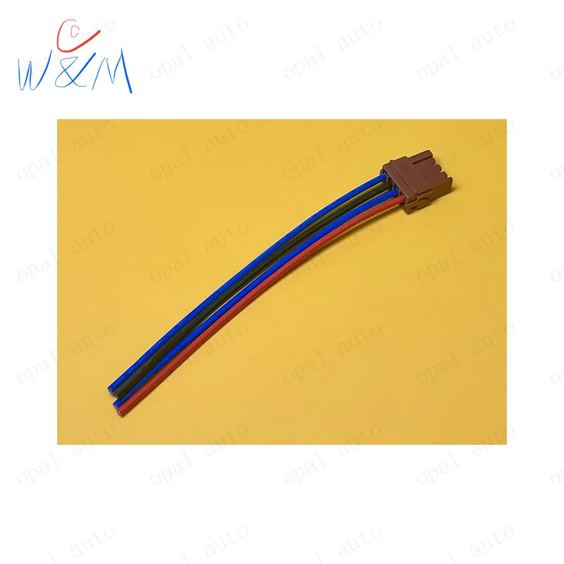 Wiązka przewodów silnika dmuchawy nagrzewnicy do Citroen Saxo Xsara Xantia Berlingo ZX AX 644178 Biała PCB