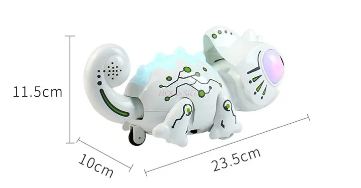 リモコンカメレオンおもちゃ移動恐竜電動少年のパズルとブレーンストーミング知能開発