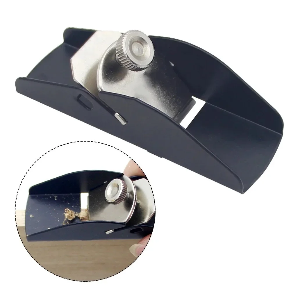 Ferramenta de corte plaina para carpintaria projetos diy fundo preto design compacto lâminas de aço endurecido design leve