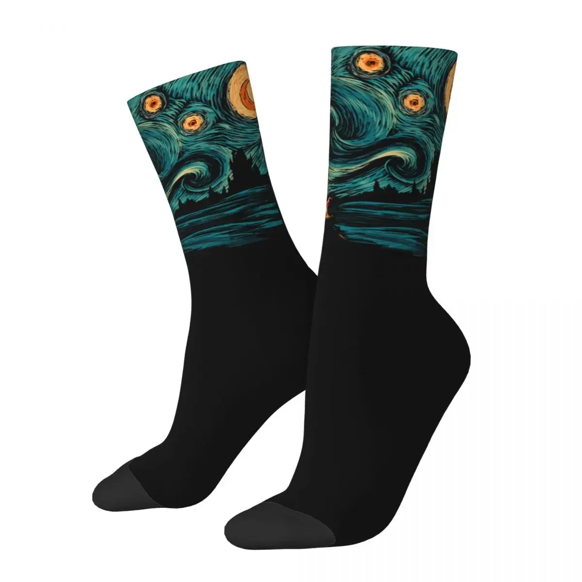 

Hip-hop Men Women Starry Souls Dark Souls Socks Praise the Sun Sweat Absorbing Middle Tube Socks Breathable Basketball Socks