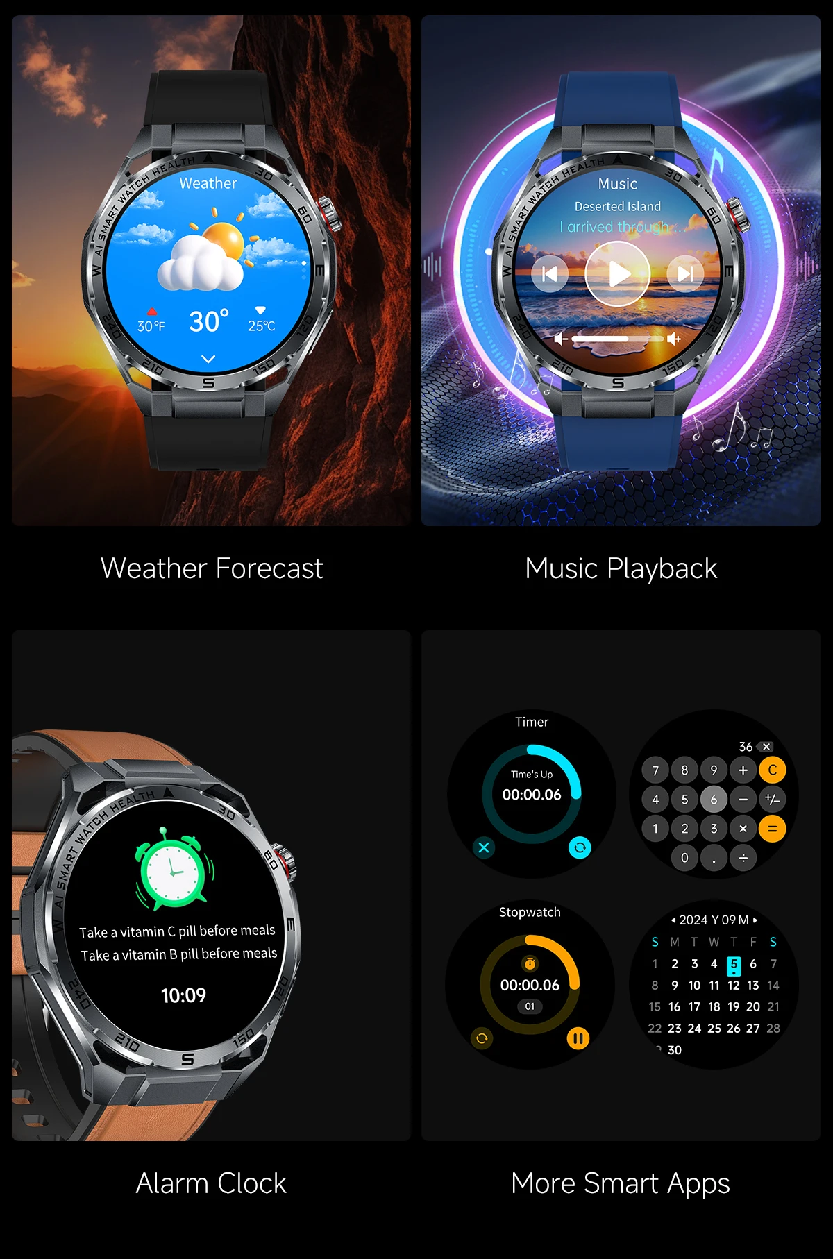 2026 Neue KI-gestützte EKG-Smartwatch in medizinischer Qualität mit 1,53'' Saphirglas, Herzfrequenz-, Blutfett- und Harnsäure-Monitor, Bluetooth-Anruffunktion – Detail 27