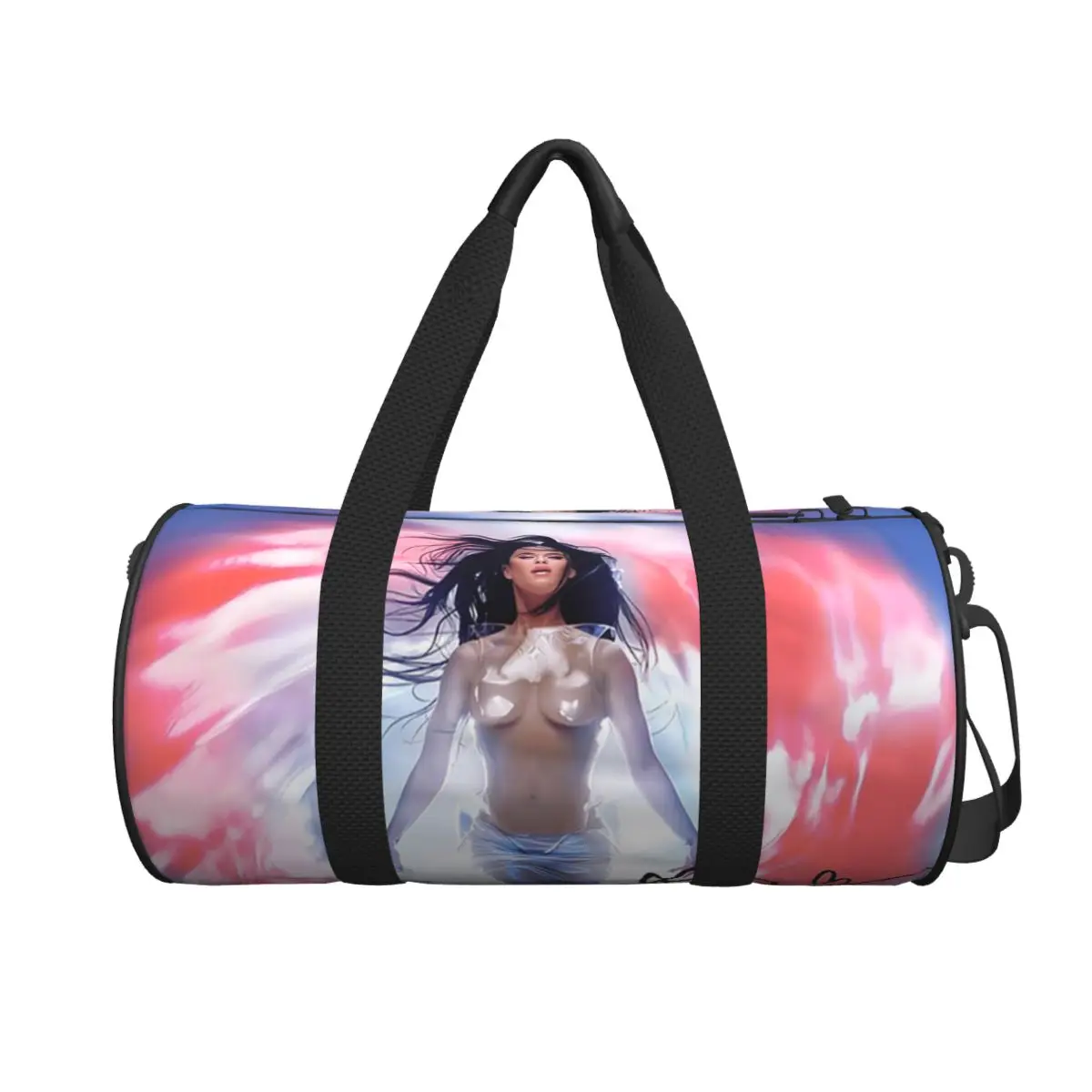 

Большая спортивная сумка с автографом Кэти Перри, водонепроницаемая дорожная сумка, сумка для фитнеса