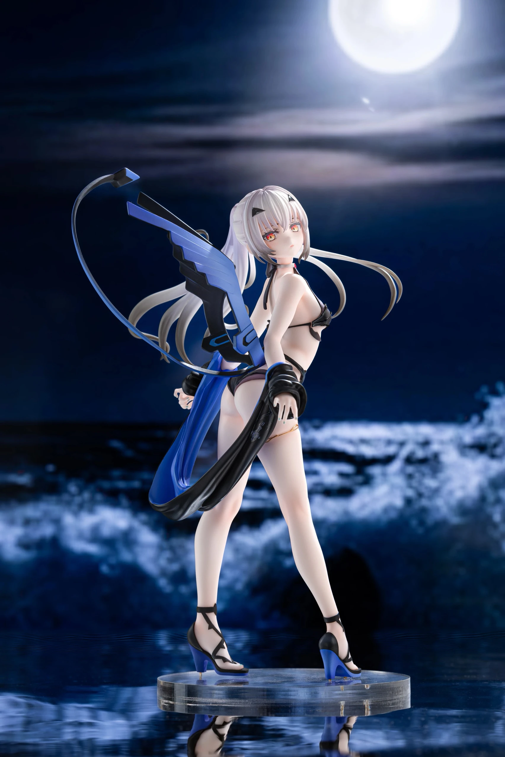 

Fate Meiliu Qina Meilu Xin Swimsuit Figure Yaolan Two-dimensional Beautiful Girl Model Ornament