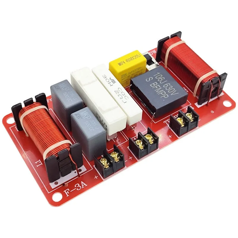 One High One Low 2 Way Crossover 500W High Power Hifi Frequency Divider For Professional KTV Stage Speaker Audio Accessory
