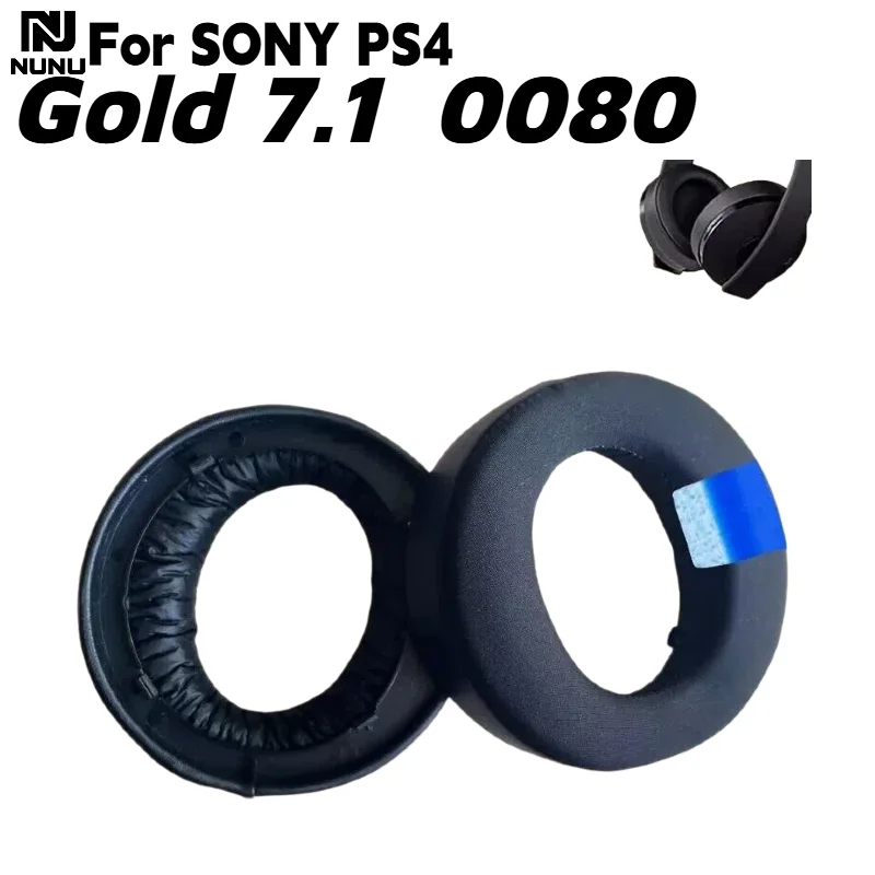 

NUINU Replacement Ice gel Ear Pads With buckle for SONY PS4 Gold 7.1 0080 Headphones repair parts / Wear it without stuffiness