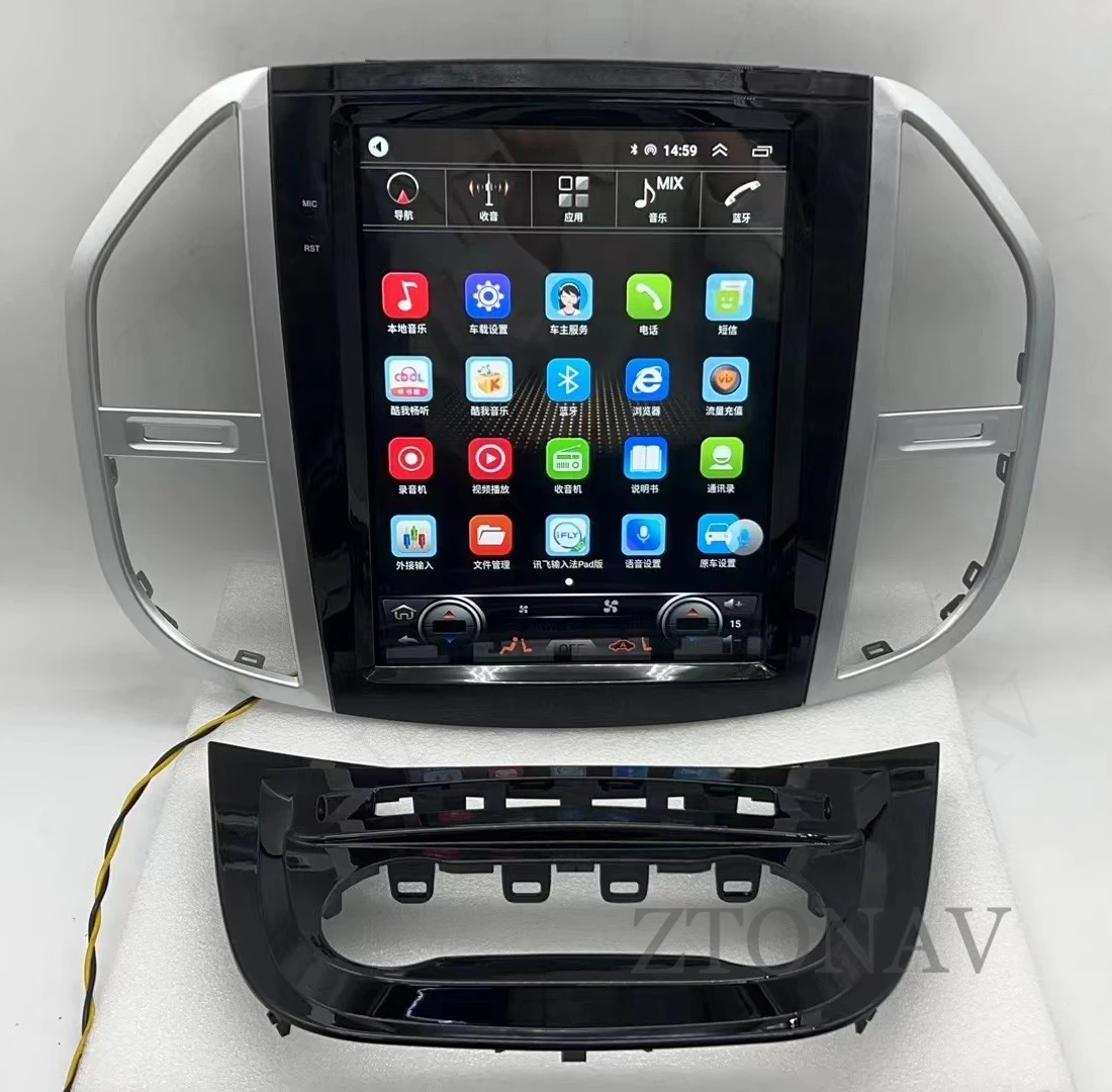 Tesla Screen For 2014 2015 2016 2017 2018 2019 2020 2021 Mercedes Benz Vito W447 116 Android Radio Car GPS Stereo Media Player