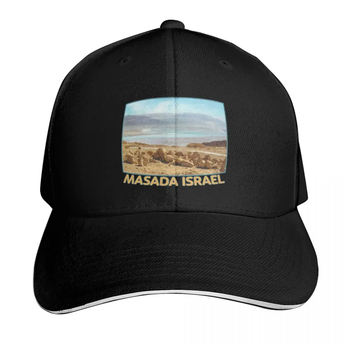 

Israel, Masada and the Dead Sea. Baseball Cap Rave Sports Cap Beach Luxury Hat Ladies Men's