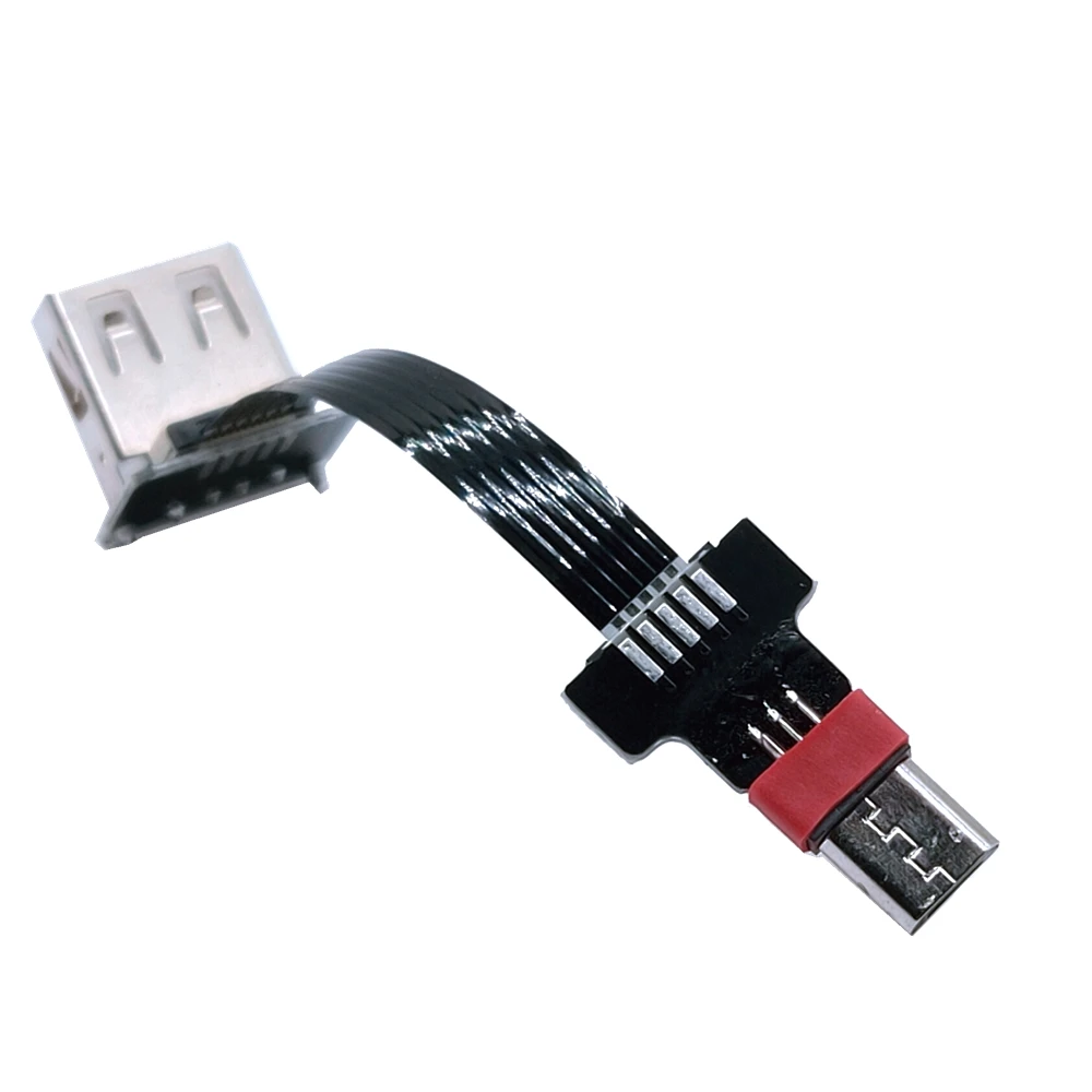 FPV siku sudut kanan cocok untuk Android OTG adaptor micro-usb untuk USB drive ponsel antarmuka adaptor kabel USB drive