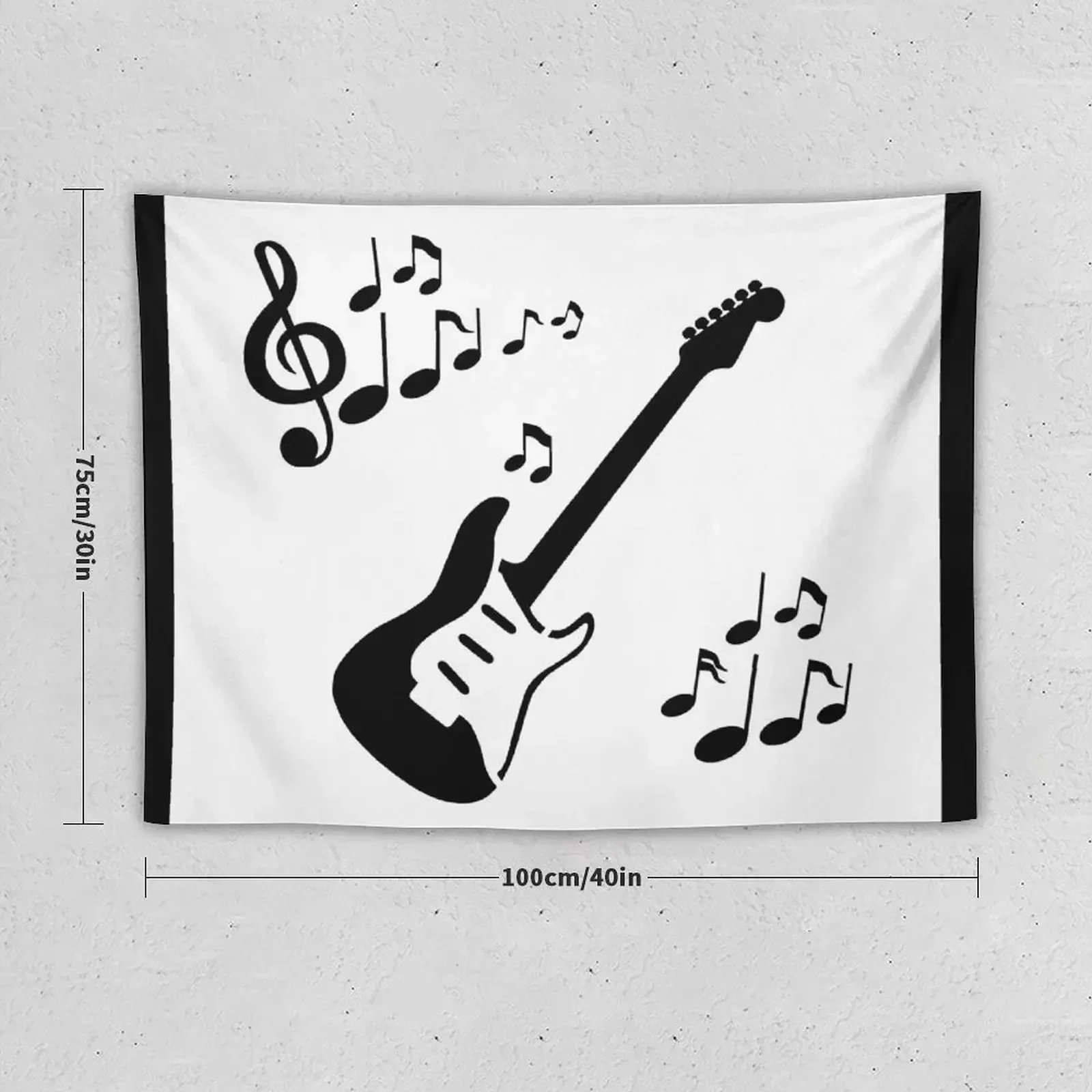 Rhythm Guitar Tapestry Japanese Room Decor Aesthetic Room Decorations Bedroom Deco Room Ornaments Tapestry