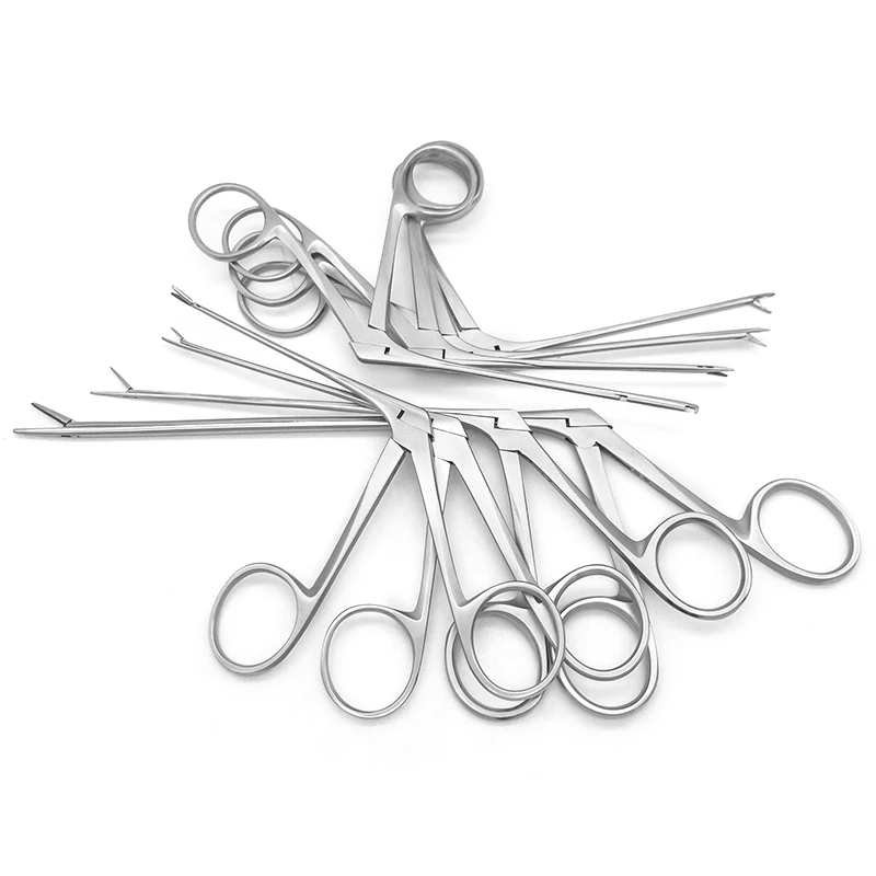 Microforceps Large And Small Wheat Head Malleus Polyp Cutting Earwax Cerumen Clip Ear Picking Forceps Middle Ear Forceps