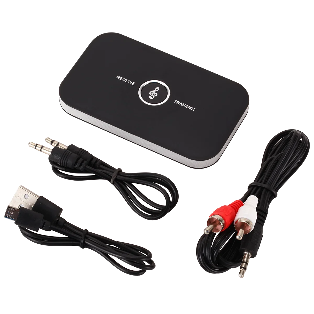 

2 in 1 Blue Tooth Transmitter Receiver Wireless Portable Audio Player Aux 3.5mm A2DP for TV PC Stereo Audio Adapter