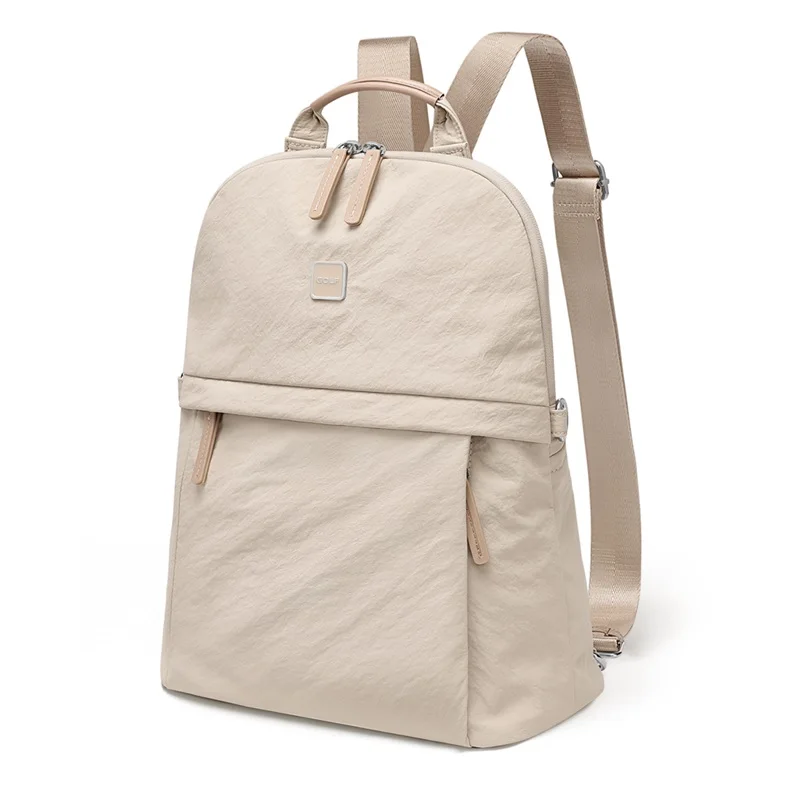 GOLF New Large Capacity Women's Backpack Waterproof Single Shoulder Commuter Bag 14 in Laptop Fashion Backpack 2025 Apricot