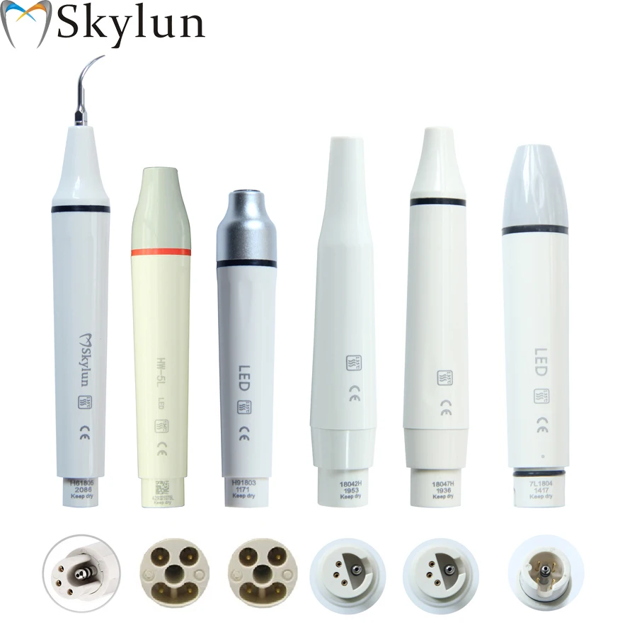 Oling Ultrasonic Piezo Scaler Handpiece HW-3H LED Fit for SATELEC DTE WOODPECKER EMS VRN Dental Ultrasonic Scalers