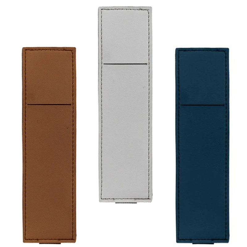 3Pcs Leather Pen Holder With Elastic Strap Adjustable Elastic Bands Pen Holder For Hardcover Journals, Planner Notebook