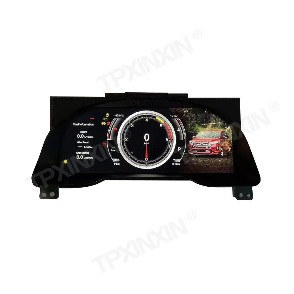 Para Toyota Innova 2016 ~ 2022 sistema Linux Digital LCD Panel de salpicadero de coche tablero Digital control del volante