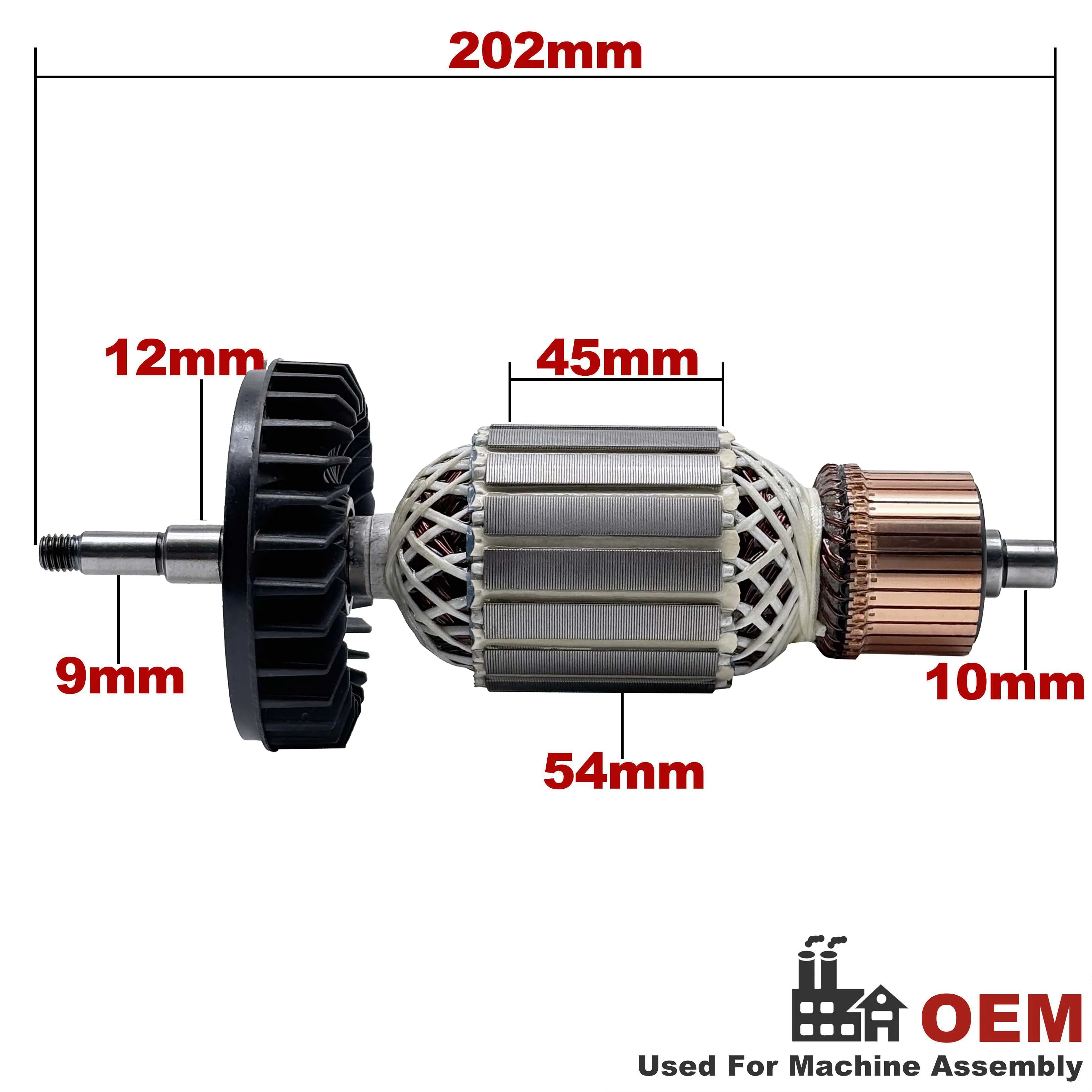 AC220-240V Armature Rotor Anchor Stator Replacement for MAKITA Angle Grinder GA7020 GA9020 GA7020S GA9020S MT900