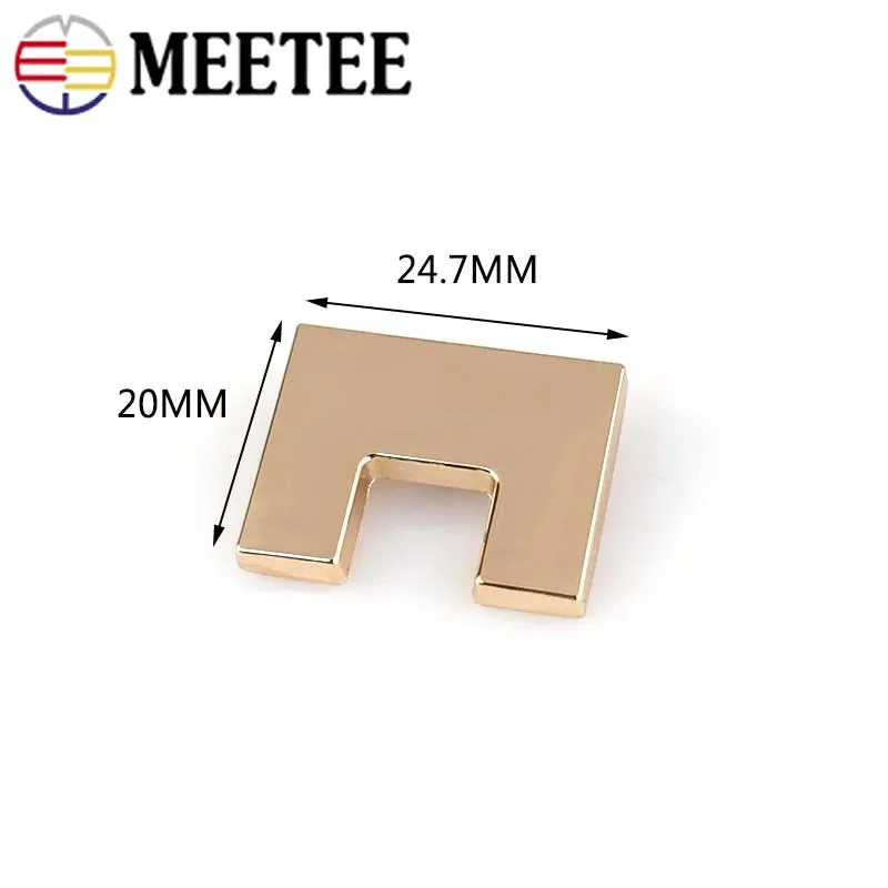 Meetee 10/20Pcs Golden Snap Button Fasteners Press Stud Decorative Metal Buckle Coat Clasp Down Clothes DIY Hardware Accessories