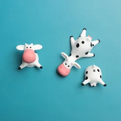 Cow Refrigerator Magnet Refrigerator Decoration Message Stickers Children's Toys Photo Wall Mobile Phone Case Decoration