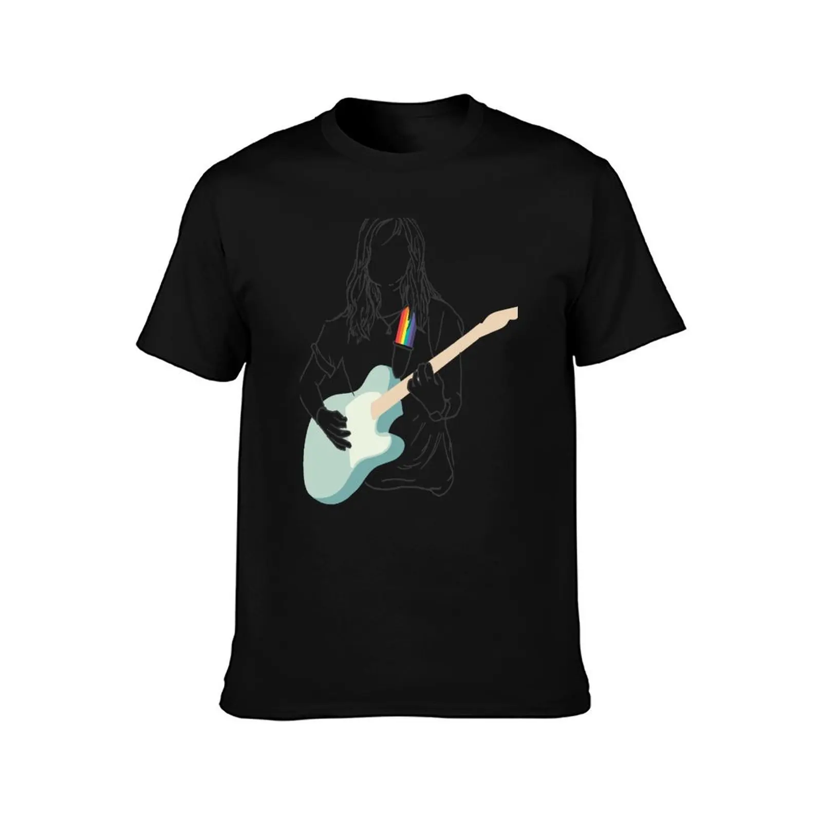 Julien Baker Dessin Trait Guitare Couleur T-Shirt Lightweight Running Sports T-Shirt