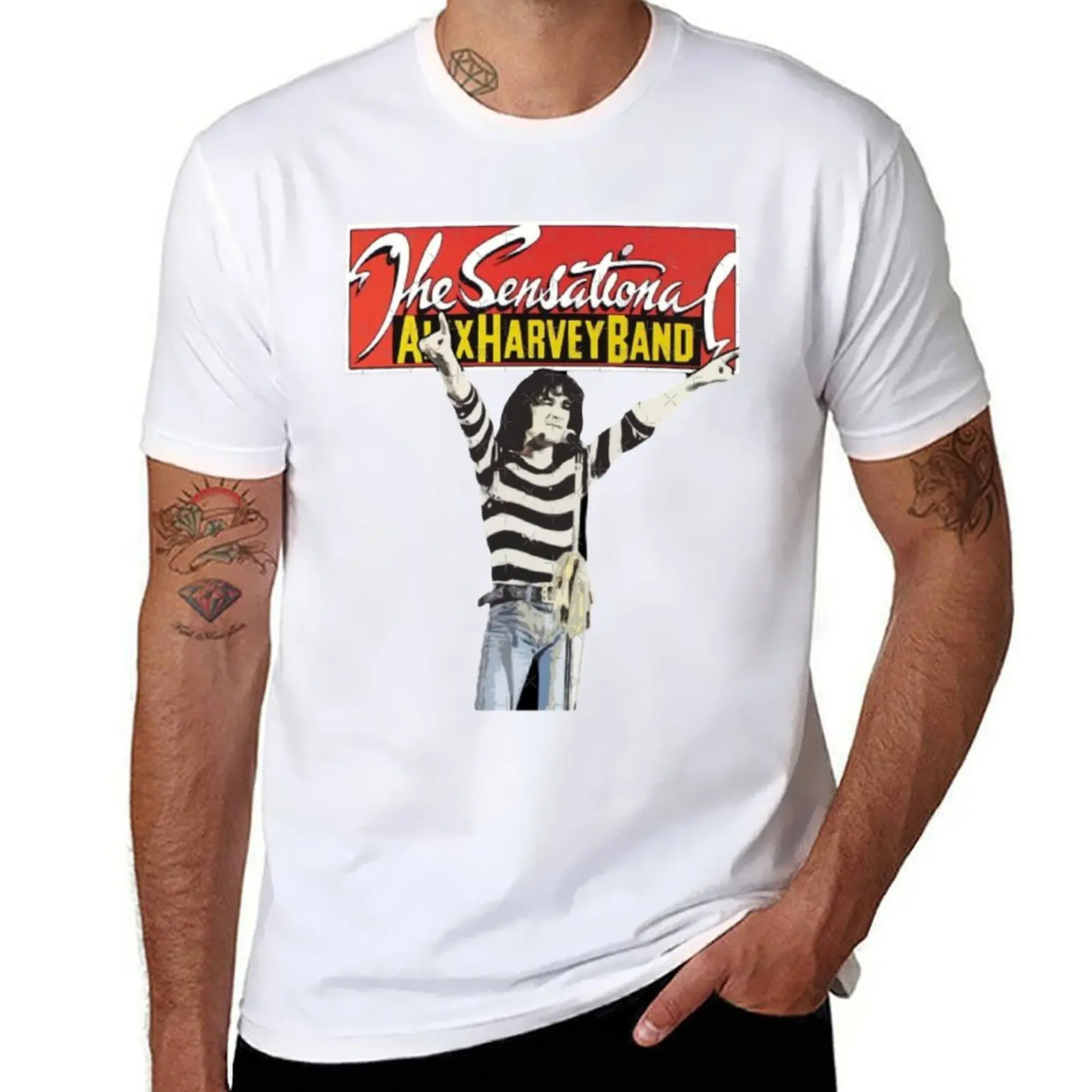 

shirts men Sensational T-Shirt Harvey Alex Band The man man for t shirts cotton t