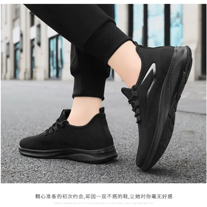 

Flats Breathable Gym Sport Male Casual Sneakers Lightweight Loafers Men's Vulcanize Shoes 2026 New Arrival Spring Driving