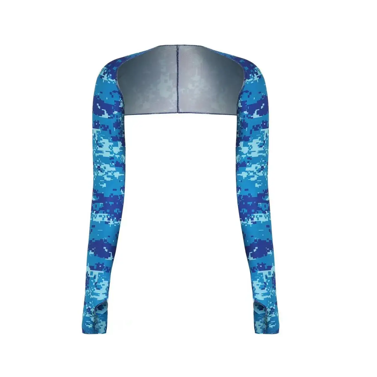 1 Paar kühlende Schal-Armstulpen, Sonnenschutz für Damen und Herren, mit Fingerloch zum Golfen, Fahren, Reiten, Angeln