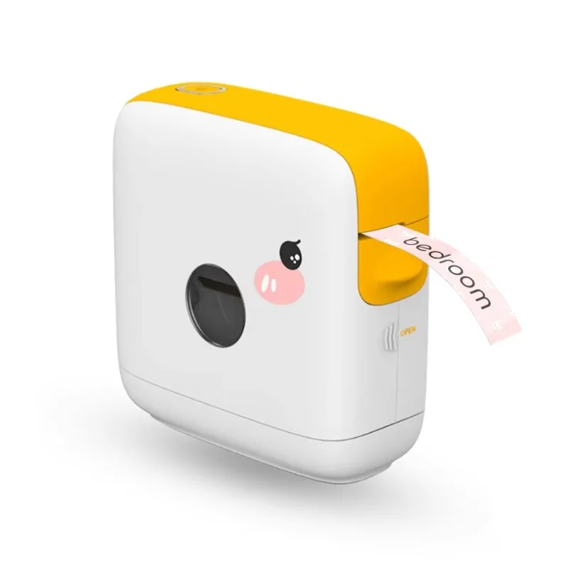 New Cute 6-12mm Label Printer Portable Wireless Mini Homeschool Sticker Printer
