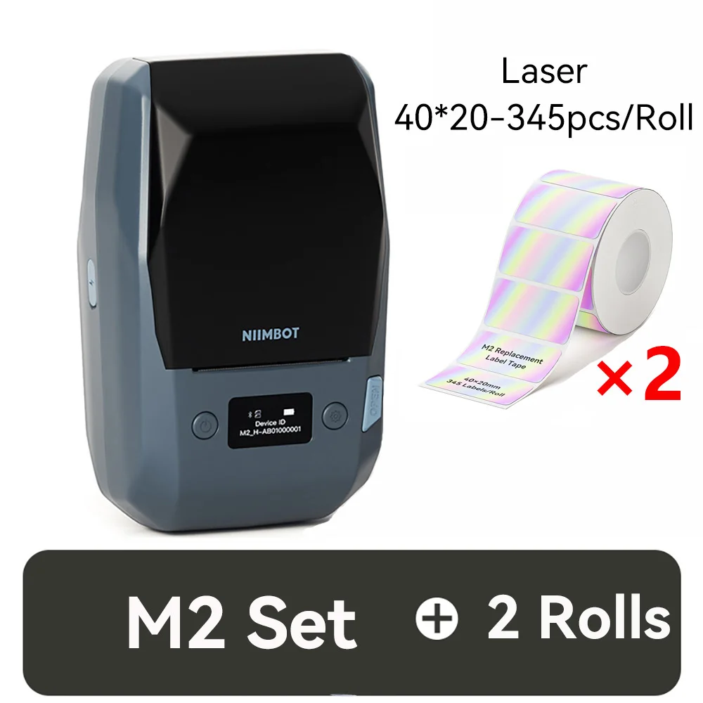 Niimbot N1/M2 thermische transferlabelprinter Kleurenlabelmachine Draadloos doe-het-zelf prijskaartjesticker voor thuiskantoor