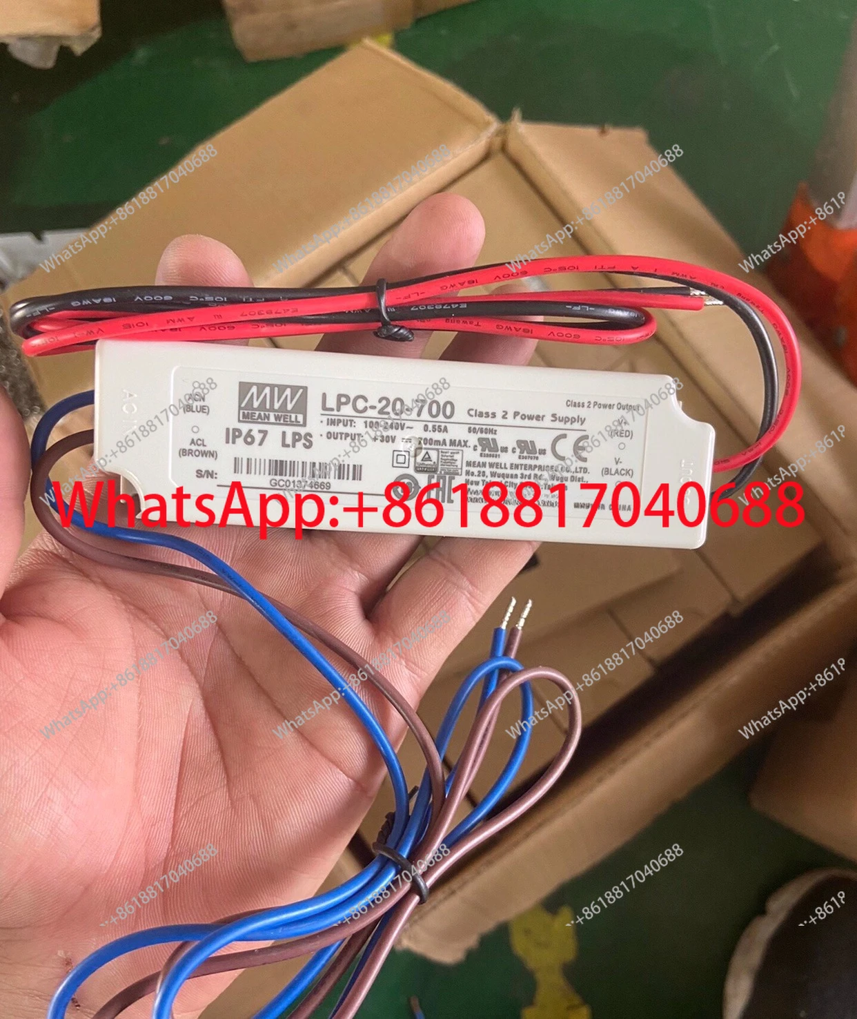 LPC-20-700 Waterproof Power Supply 20W30V0.7A Lamp Power Supply