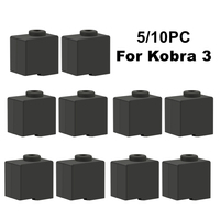 5/10PCS Silicone Socks For Anycubic Kobra 3 Heating Block Cover Hotend Heat Insulation Case For Kobra 3 Combo, Gray Color
