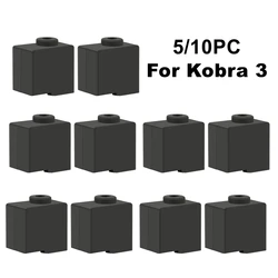 5/10PCS Silicone Socks For Anycubic Kobra 3 Heating Block Cover Hotend Heat Insulation Case For Kobra 3 Combo, Gray Color