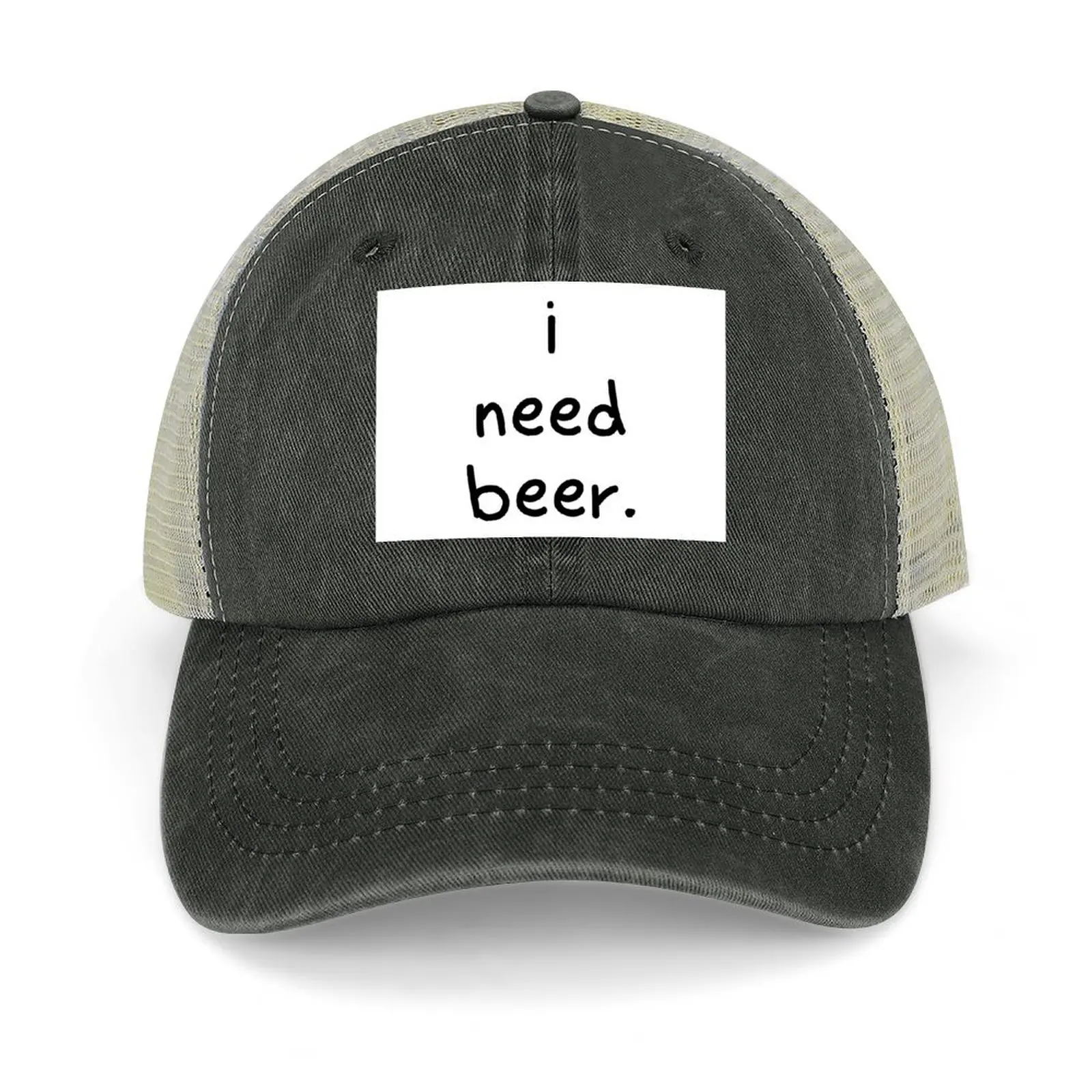 

i need beer Baseball Cap Golf New Hat men's big size hat Men's Luxury Women's