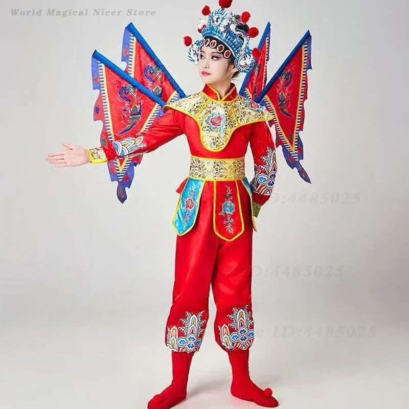 

Традиционные костюмы для ролевых игр в стиле оперных героев, детские костюмы для выступлений в стиле Пекинской оперы, нарядные танцевальные костюмы для мальчиков и девочек