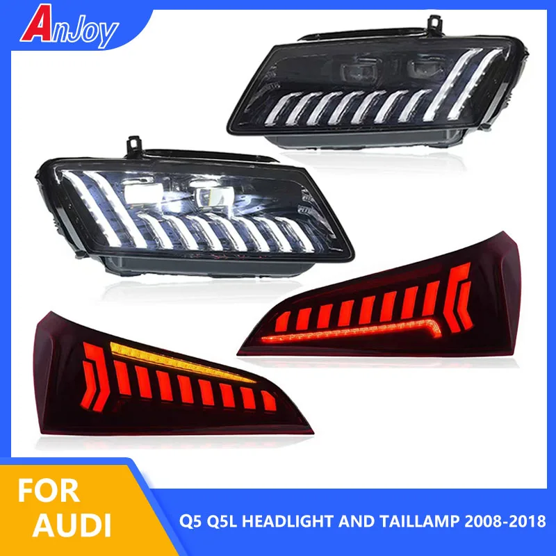 

For Audi Q5 Q5L LED Headlight and Taillamp Assmebly 2008-2018 Q5 Head Rear Lamp DRL Projector Lens Automotive Accessories