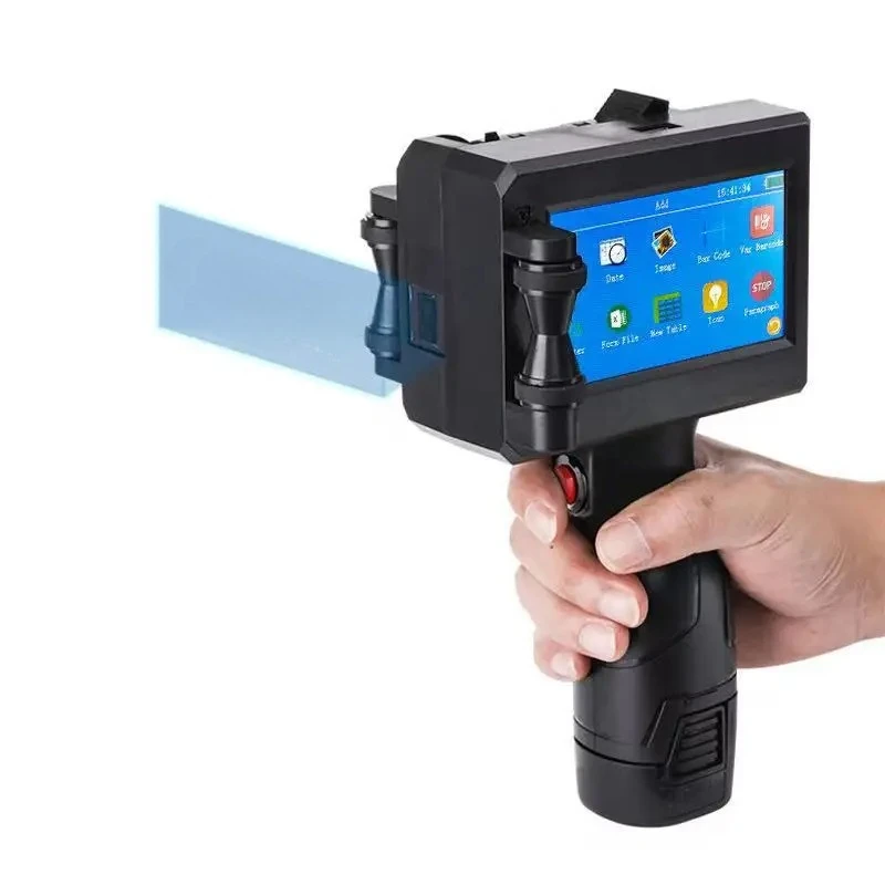 High definition intelligent inkjet printer handheld small  machine production date shelf life QR code picture