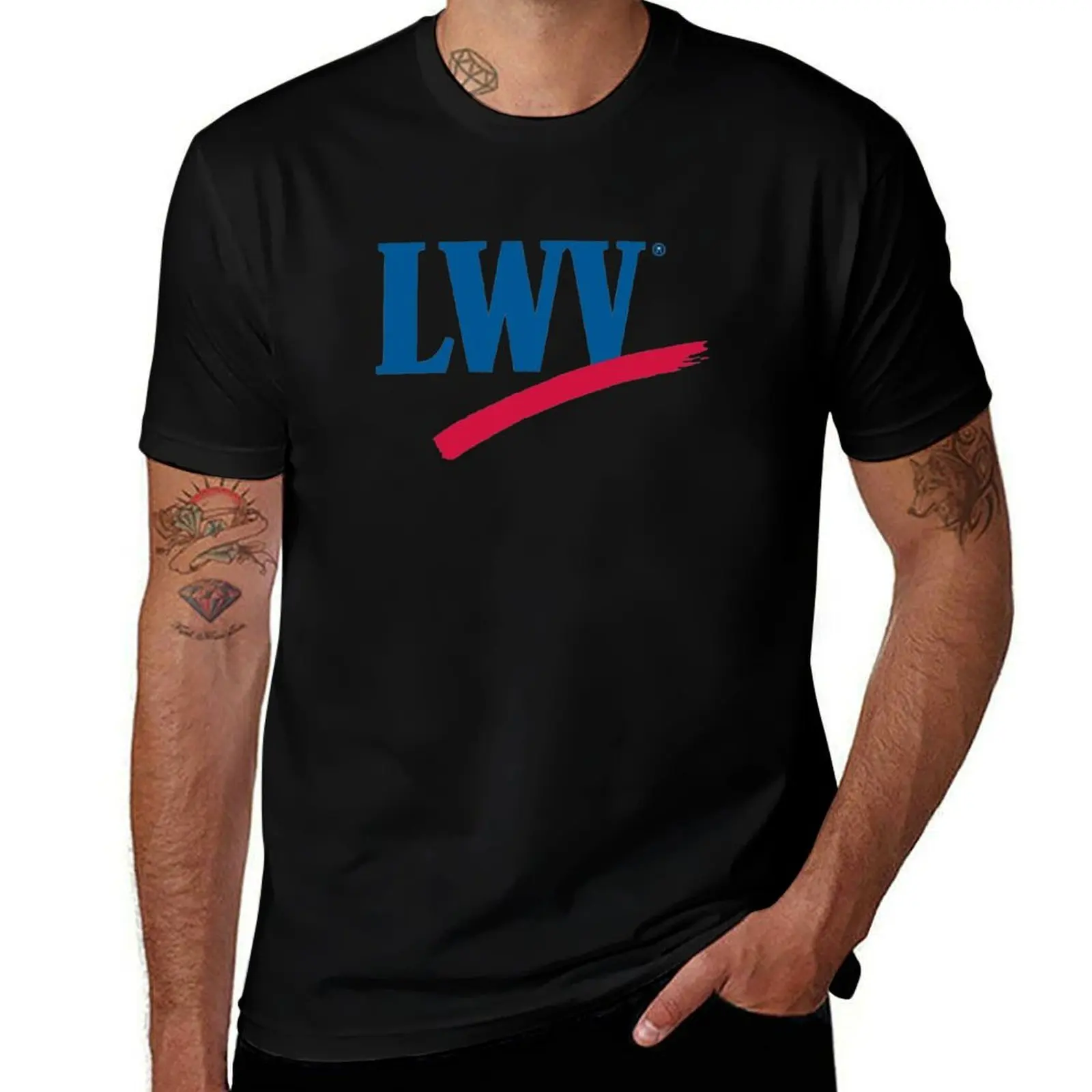 

League Of Women Voters Logo T-Shirt blacks blue archive man t shirt mens t shirt