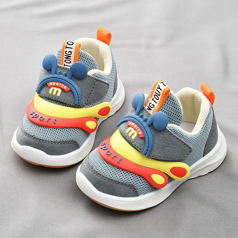 Kinderschuhe Frühling und Herbst 0-1-3 Jahre alte Mädchen atmungsaktive Babys chuhe mit weichen Sohlen Babys chuhe Jungen Coolname Sneaker Tod