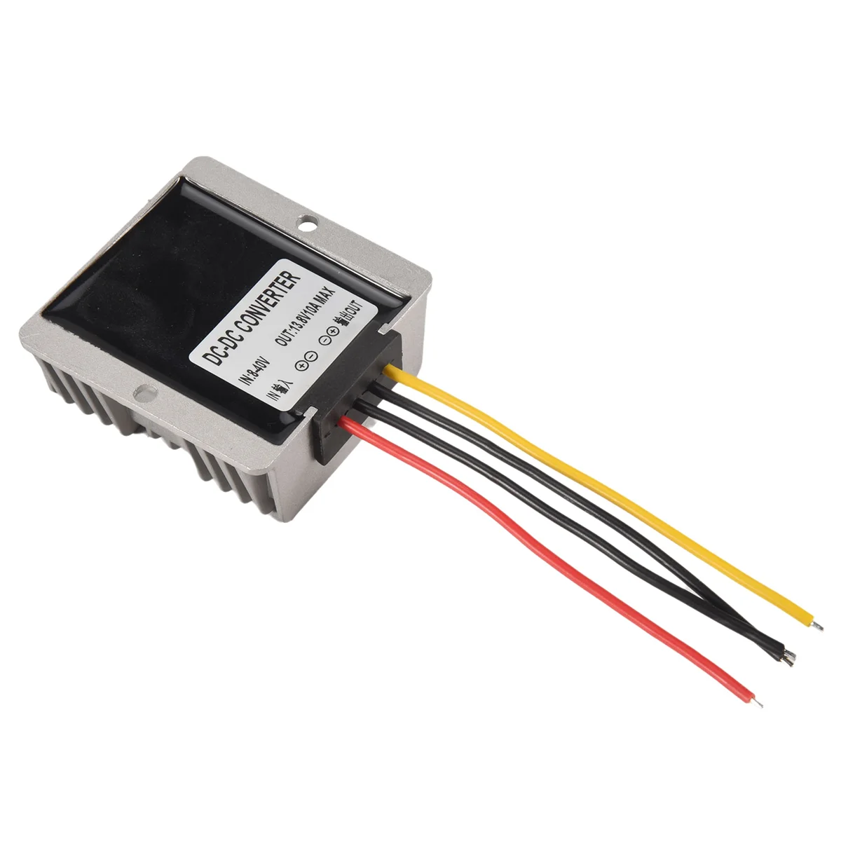 New DC Automatic Buck Boost Converter DC 8V-40V to 13.8V 10A Step Down Up Voltage Regulator Waterproof Voltage Reducer