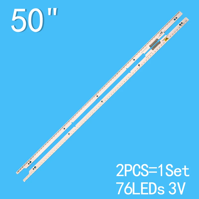 Strip lampu latar LED untuk 50CRCG R10023 L10139 strip 2012SVS50 UA50ES5500 50NNB-2D-7032LED-MCPCB-R L